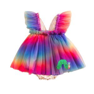 The Very Hungry Caterpillar Outfit Romper Clothes Jumpsuit Birthday Dress